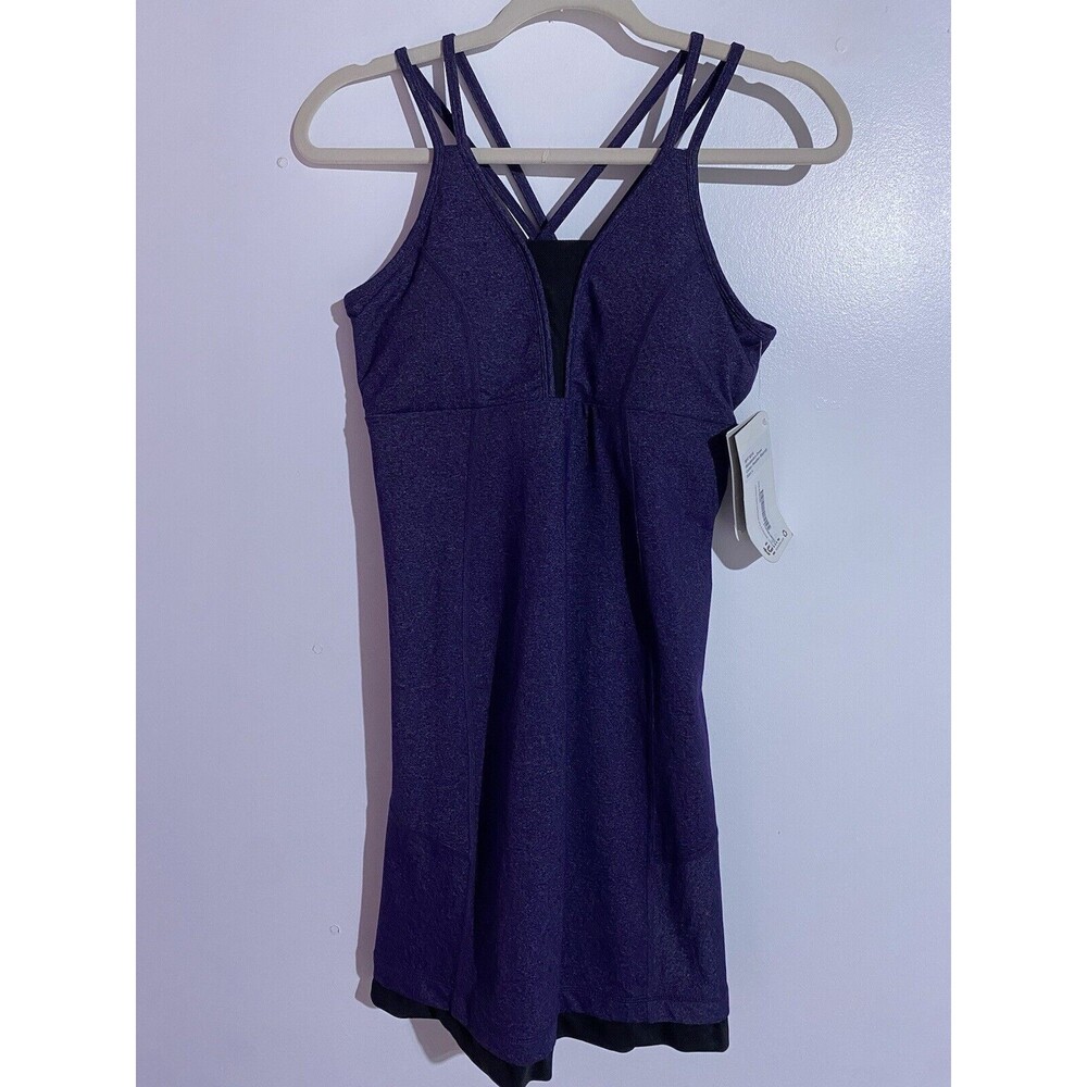 Tonic Active Dress Large Purple Tennis Racerback Fit & Flare Challengers